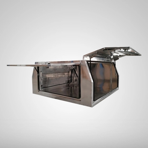 3 Doors 2400mm Flat Plate Aluminium Canopy